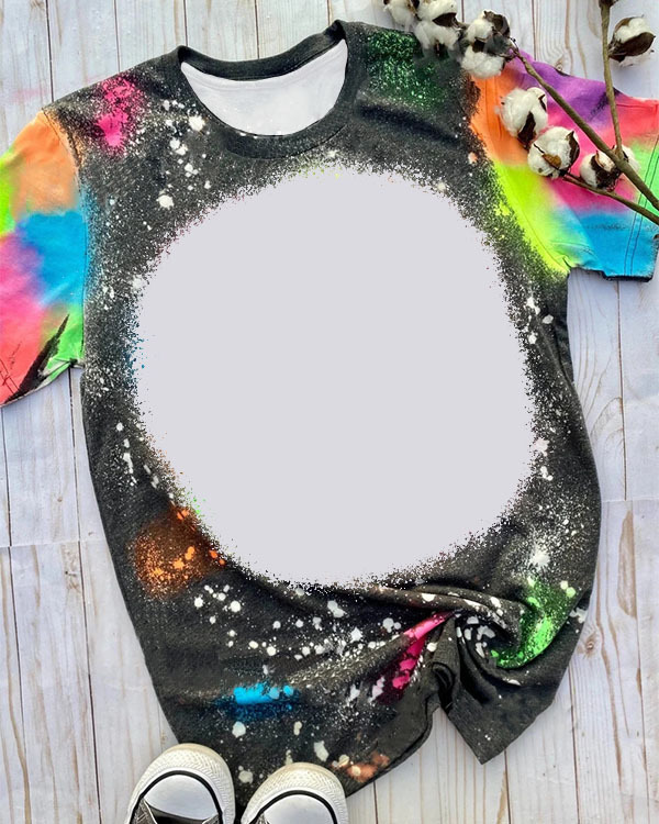 NEW Sublimation Bleached T-shirt Sublimation Cloth