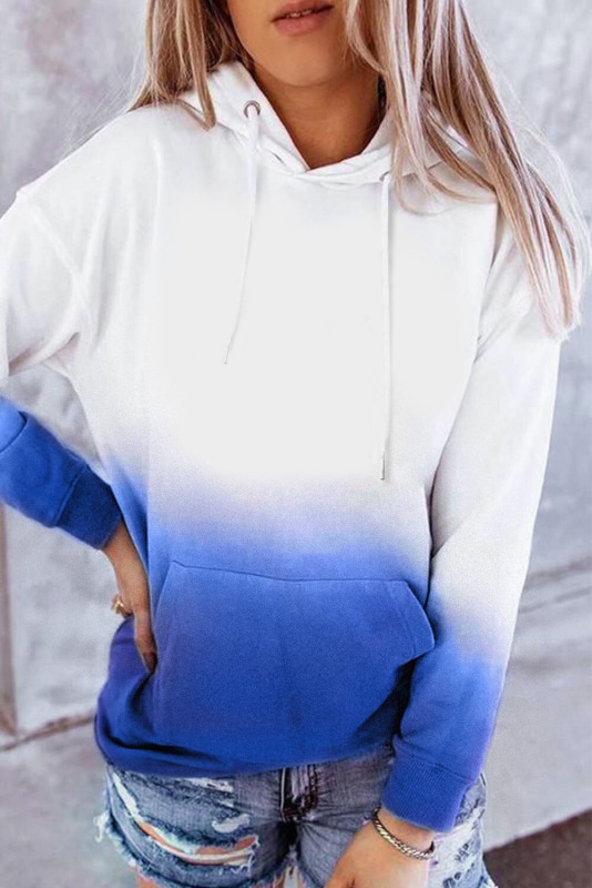 NEW Sublimation Bleached Long Sleeve Hoodies Sublimation Cloth