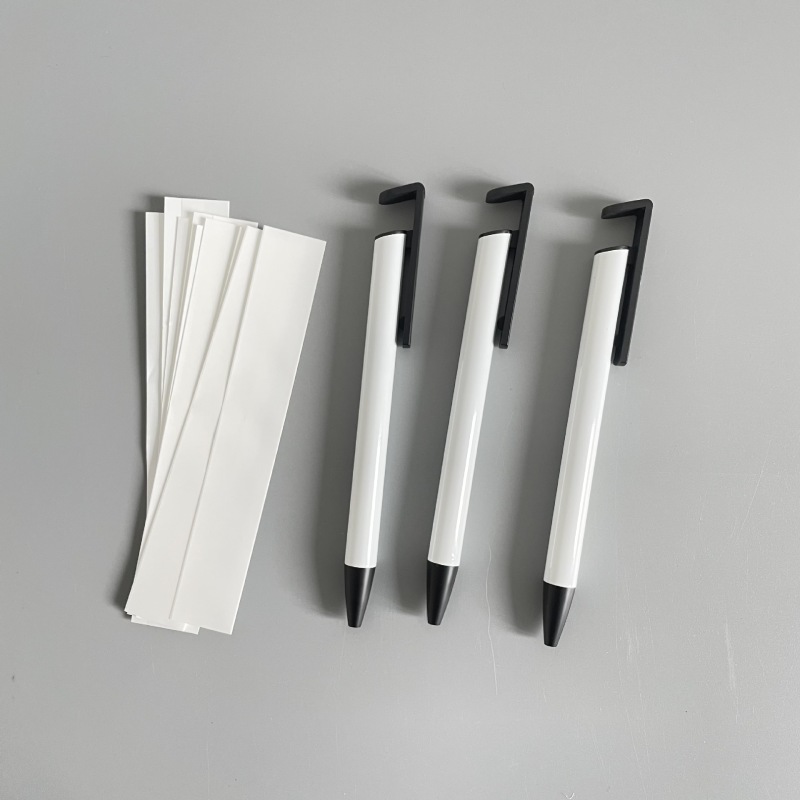 Sublimation White Pen with Shrink Wrap (50pcs)