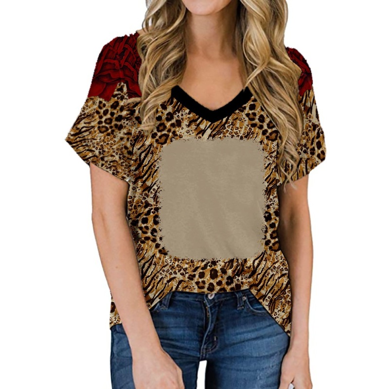 China RTS NEW Sublimation  Faux BleachT-shirt Free Shipping (20PCS/50PCS)