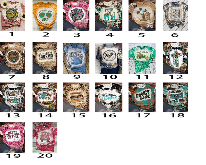 NEW Sublimation Bleached T-shirt Sublimation Cloth