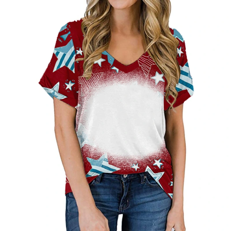 China RTS NEW Sublimation  Faux BleachT-shirt Free Shipping (20PCS/50PCS)