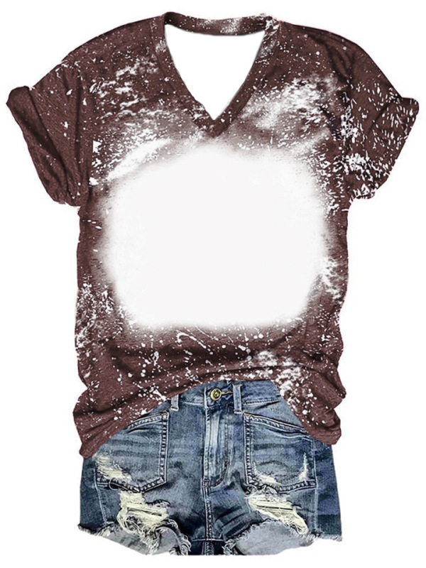 NEW Sublimation Bleached T-shirt Sublimation Cloth