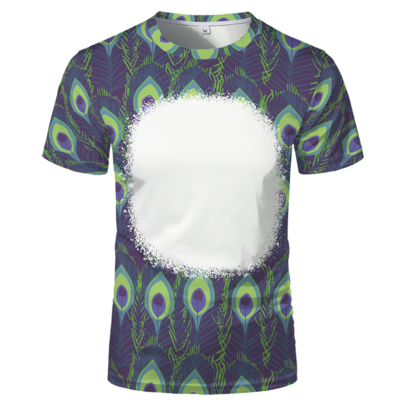 NEW Sublimation Bleached T-shirt Sublimation Cloth