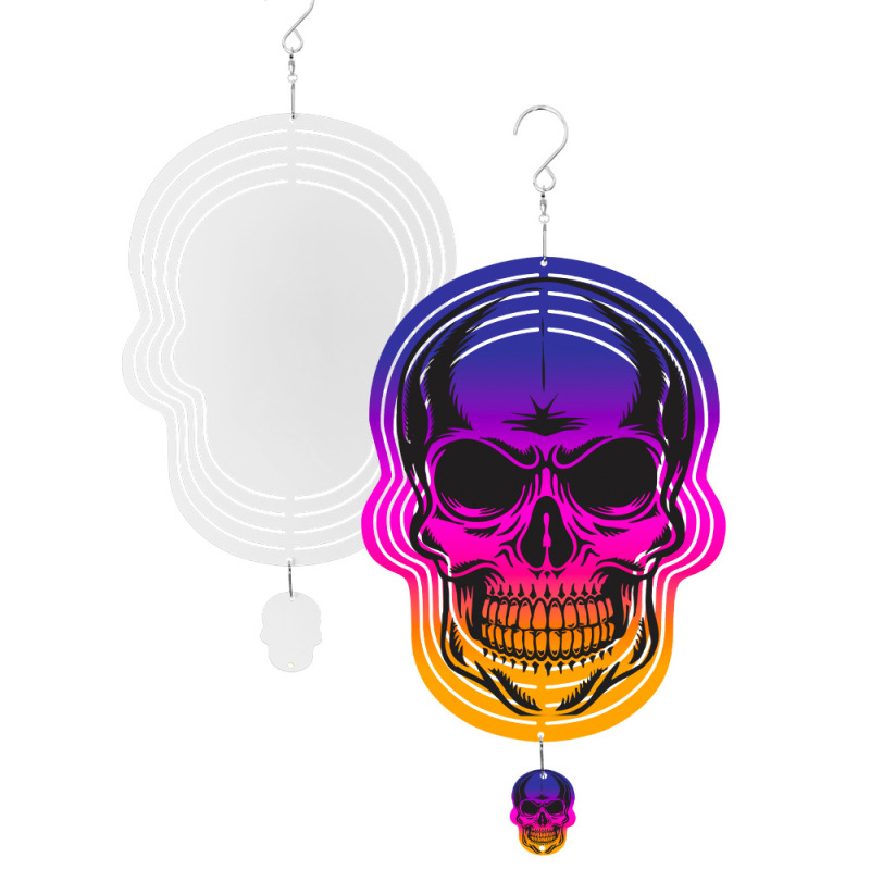 Sublimation Aluminum Wind Spinner 10 inch