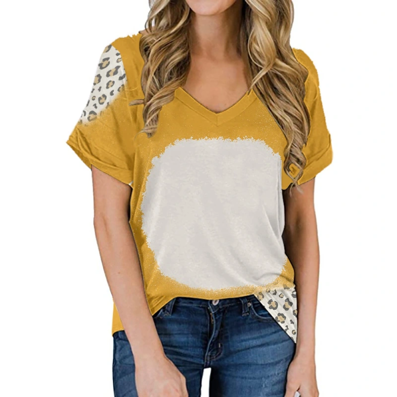 NEW Sublimation Bleached T-shirt Sublimation Cloth