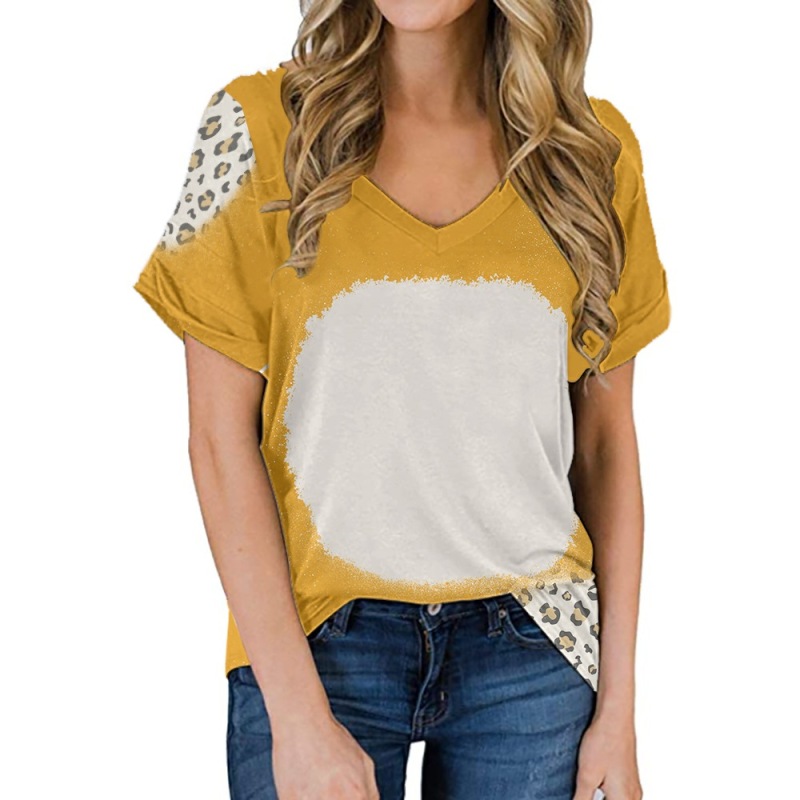NEW Sublimation Bleached T-shirt Sublimation Cloth