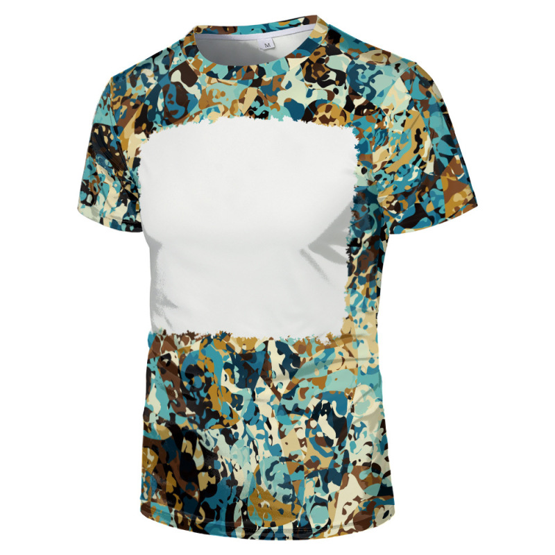 NEW Sublimation Cloth Bleached T-shirt