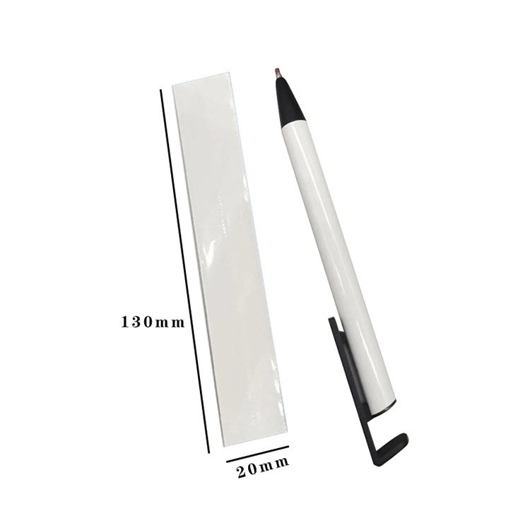 Sublimation White Pen with Shrink Wrap (50pcs)