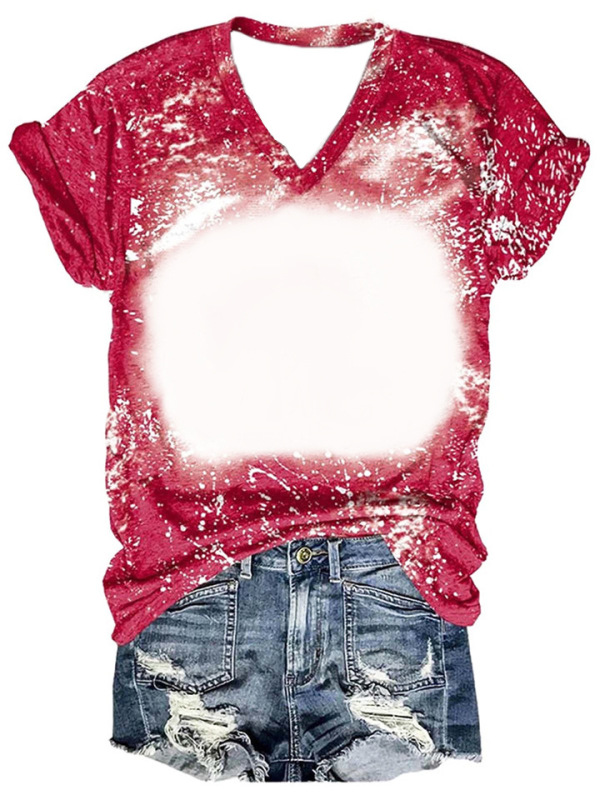 NEW Sublimation Bleached T-shirt Sublimation Cloth
