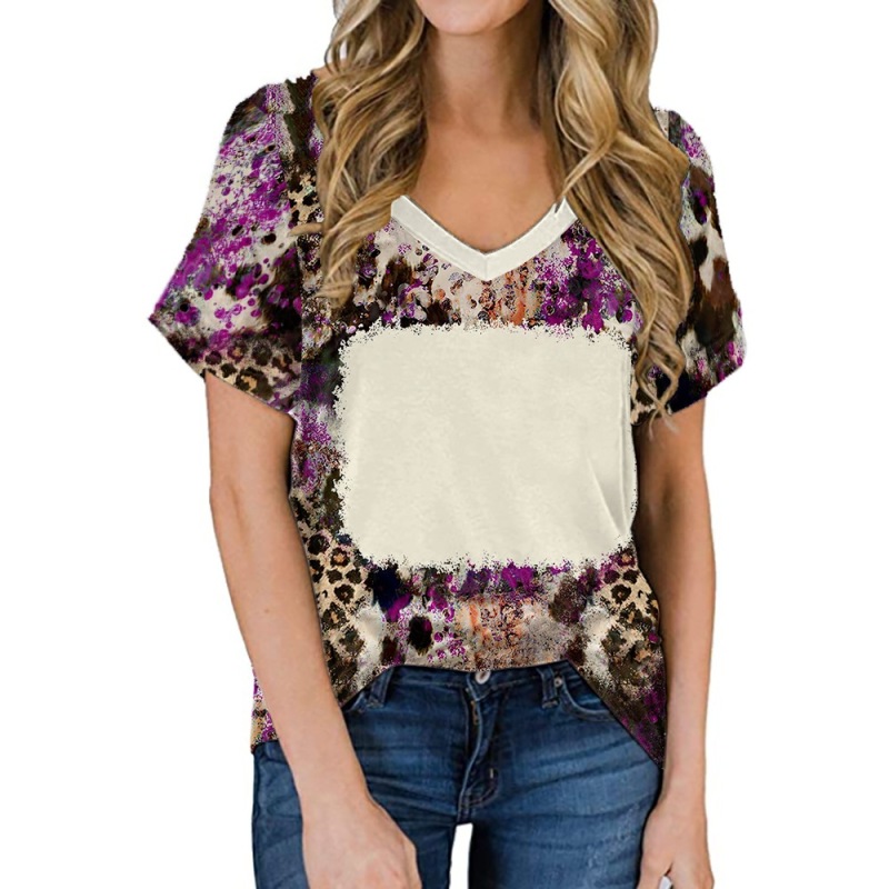 China RTS NEW Sublimation  Faux BleachT-shirt Free Shipping (20PCS/50PCS)