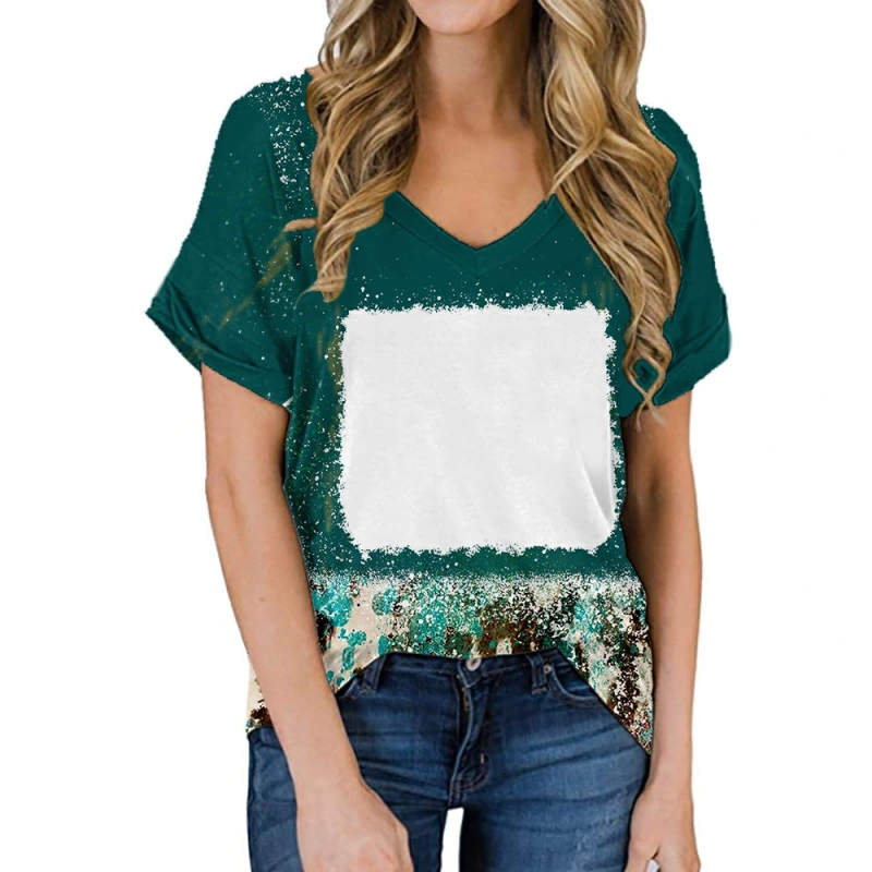 NEW Sublimation Bleached T-shirt Sublimation Cloth