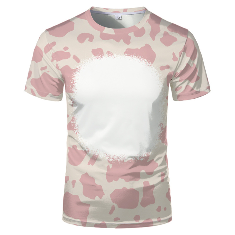 NEW Sublimation Bleached T-shirt Sublimation Cloth