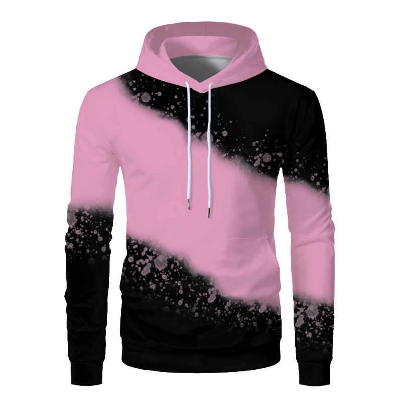 NEW Sublimation Bleached Long Sleeve Hoodies Sublimation Cloth