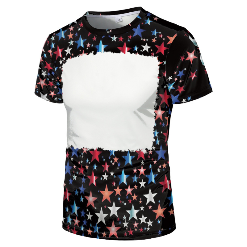 China RTS NEW Sublimation Faux Bleach T-shirt Free Shipping (20PCS/50PCS)