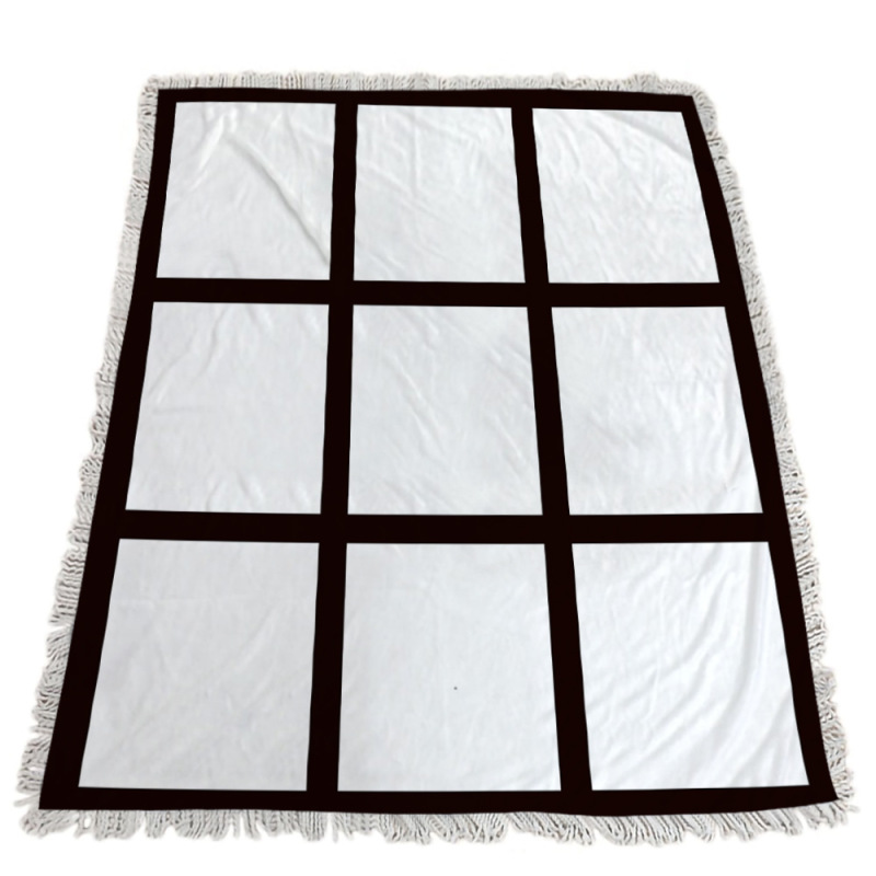 4.9*5.9inch (1.25*1.5m) Sublimation Blanket White Flannel (20PCS)