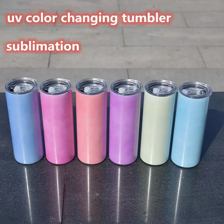20oz Sublimation UV Color Change Straight Tumbler