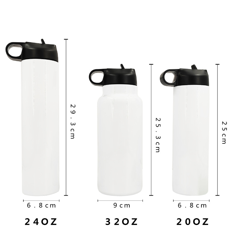 20oz/24oz/32oz Sublimation Flask Hydro Sport Water Bottle