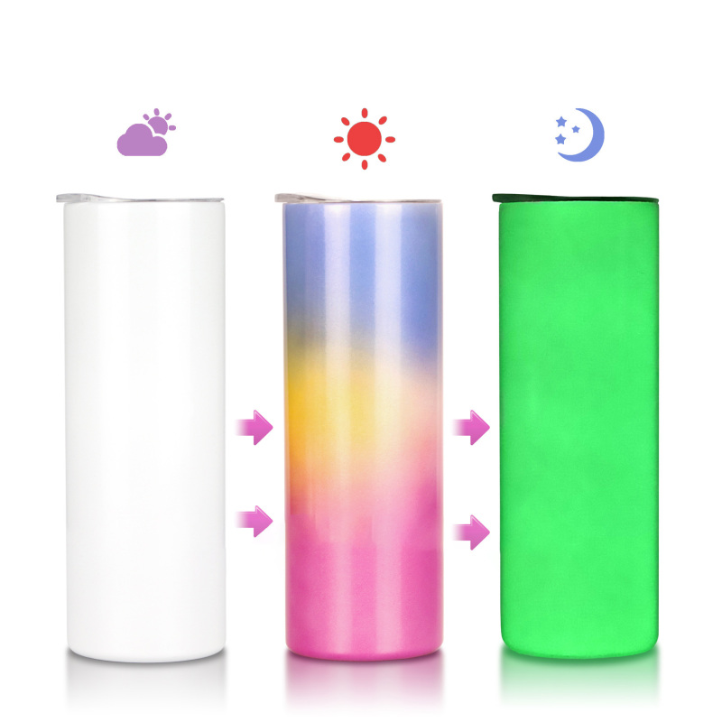 NEW 20oz Sublimation UV Color Change Straight Tumbler