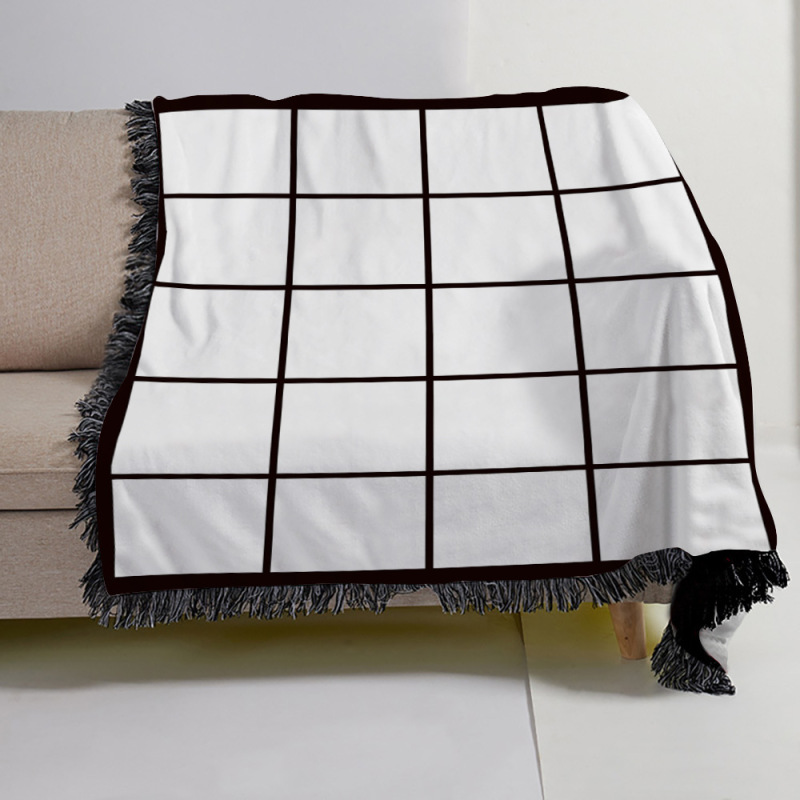 4.9*5.9inch (1.25*1.5m) Sublimation Blanket White Flannel