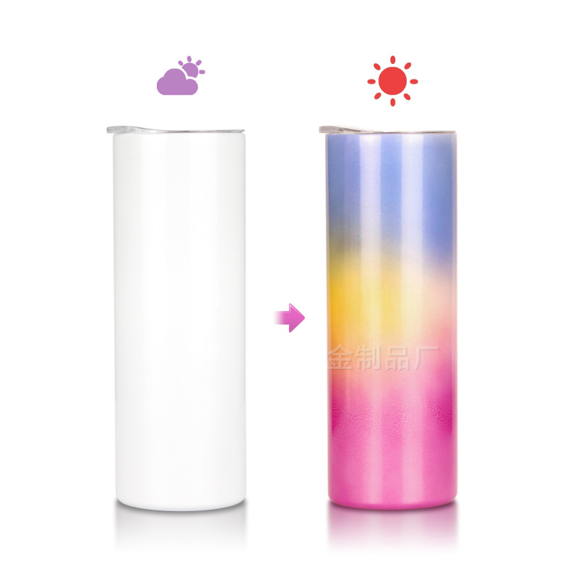 NEW 20oz Sublimation UV Color Change Straight Tumbler