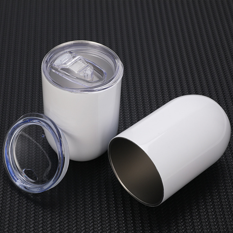 12oz Sublimation Stainless Steel Straight Wine Tumbler Cup