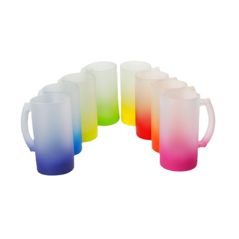 16oz Sublimation Gradient Glass Beer Bottle (24/PCS or 48PCS)
