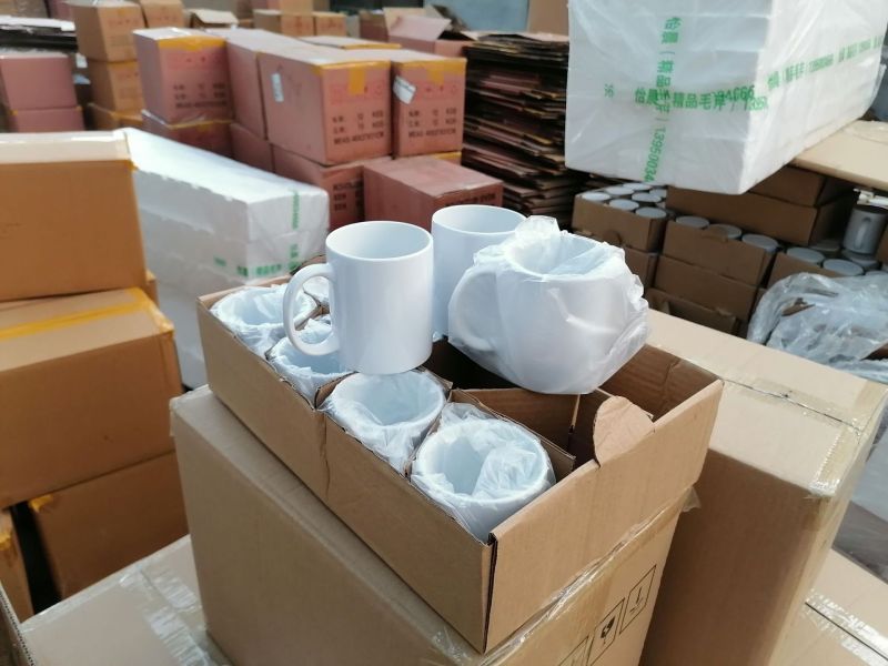 US RTS 11oz Sublimation Glow in Dark White to Green Ceramic Mug Free Shipping (36PCS)