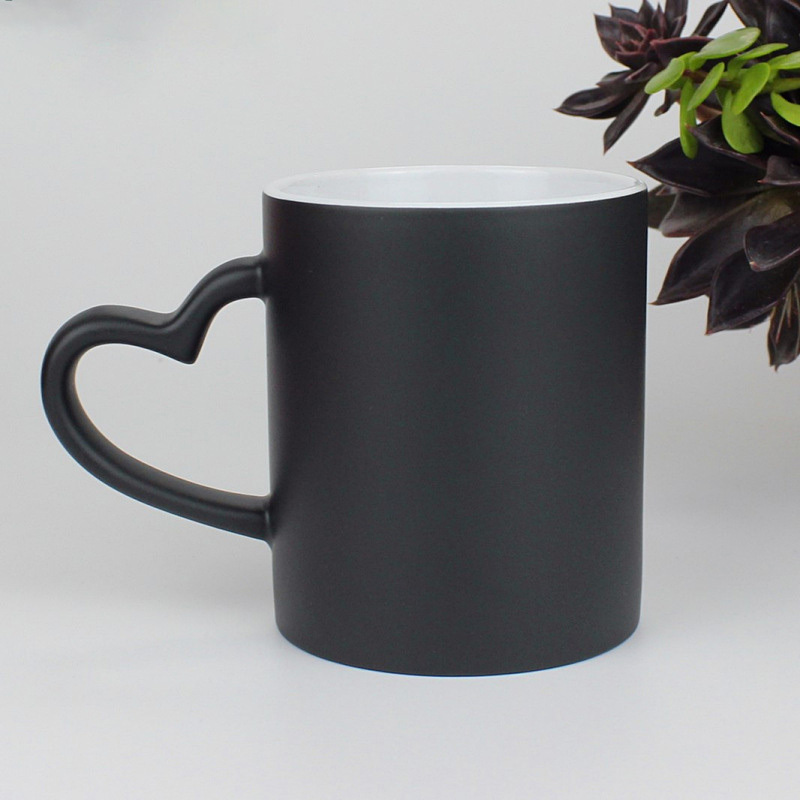 US RTS 11oz Sublimation Matte Color Change Ceramic Mug Free Shipping (36PCS)