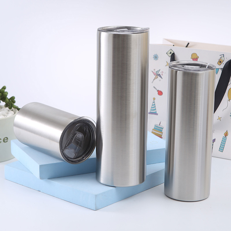 15oz/20oz/30oz Sublimation Stainless Steel Straight Tumbler Skinny