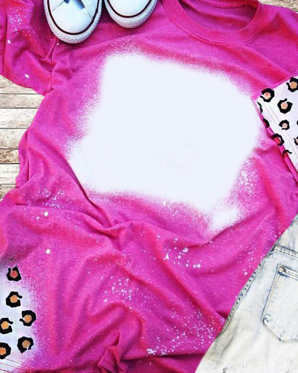China RTS NEW Sublimation Faux Bleach T-shirt Free Shipping (20PCS/50PCS)