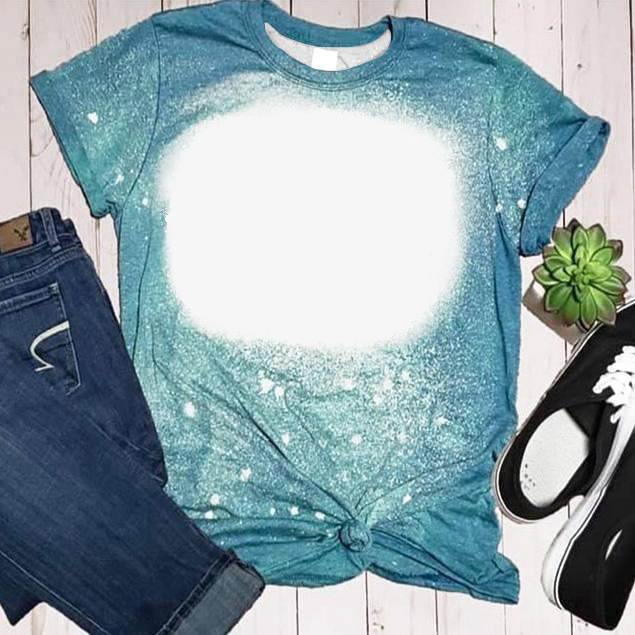 China RTS NEW Sublimation Faux Bleach T-shirt Free Shipping (40PCS)