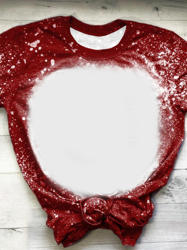 China RTS NEW Sublimation Faux Bleach T-shirt Free Shipping (40PCS)