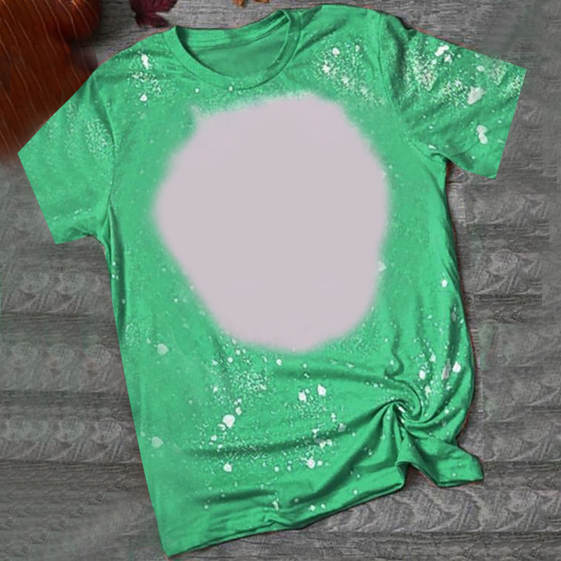 China RTS NEW Sublimation Faux Bleach T-shirt Free Shipping (20PCS/50PCS)