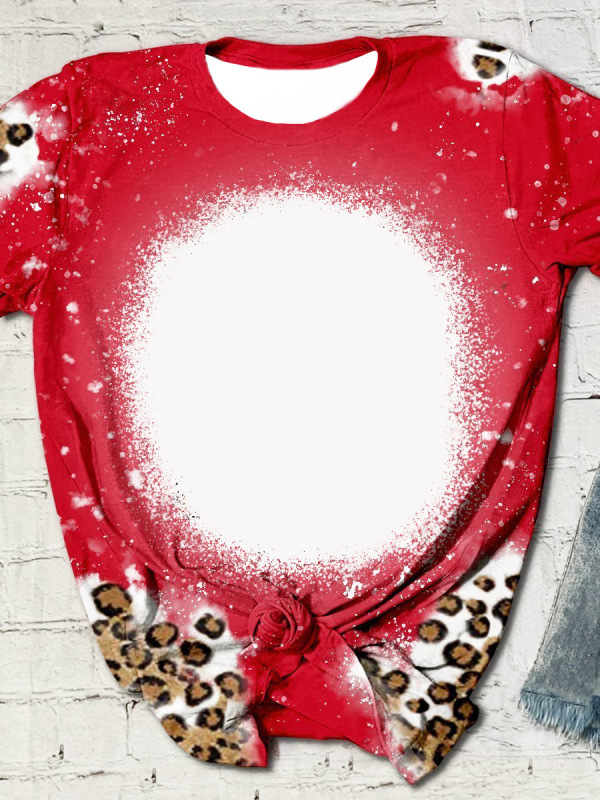 China RTS NEW Sublimation Faux Bleach T-shirt Free Shipping (40PCS)