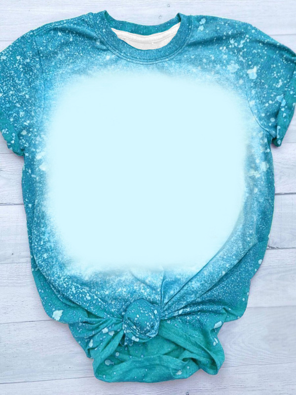 China RTS NEW Sublimation Faux Bleach T-shirt Free Shipping (40PCS)
