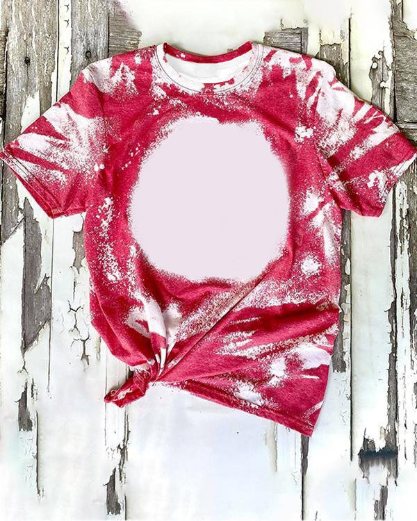 China RTS NEW Sublimation Faux Bleach T-shirt Free Shipping (40PCS)