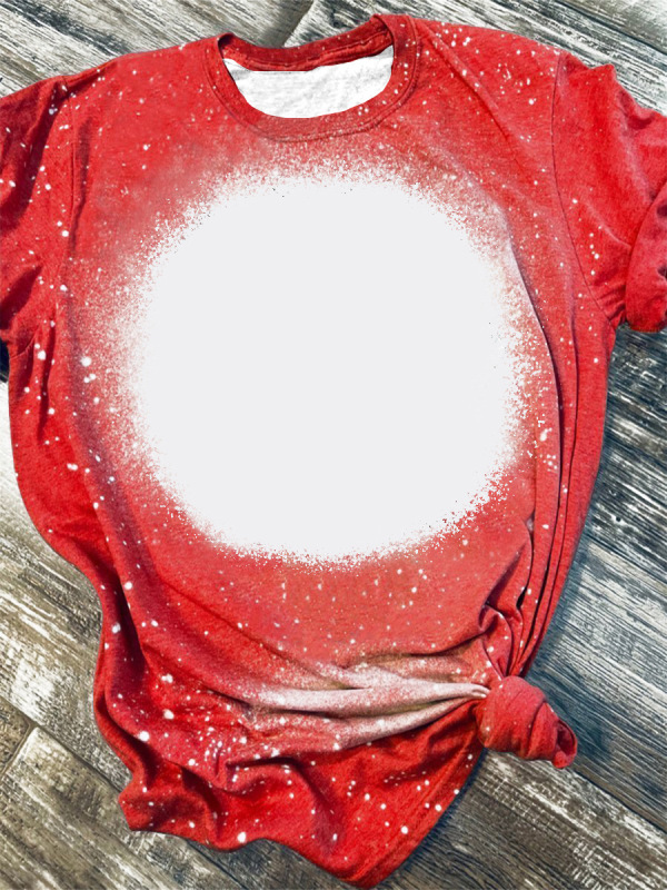 China RTS NEW Sublimation Faux Bleach T-shirt Free Shipping (40PCS)