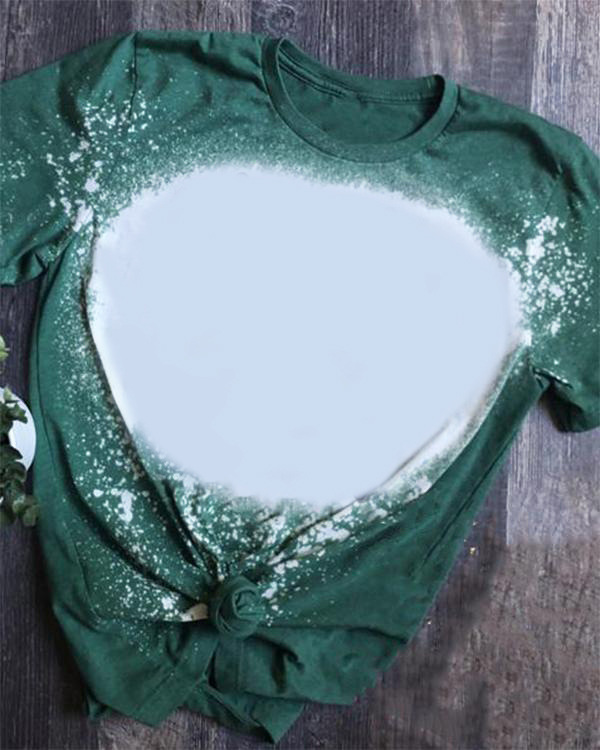 China RTS NEW Sublimation Faux Bleach T-shirt Free Shipping (40PCS)