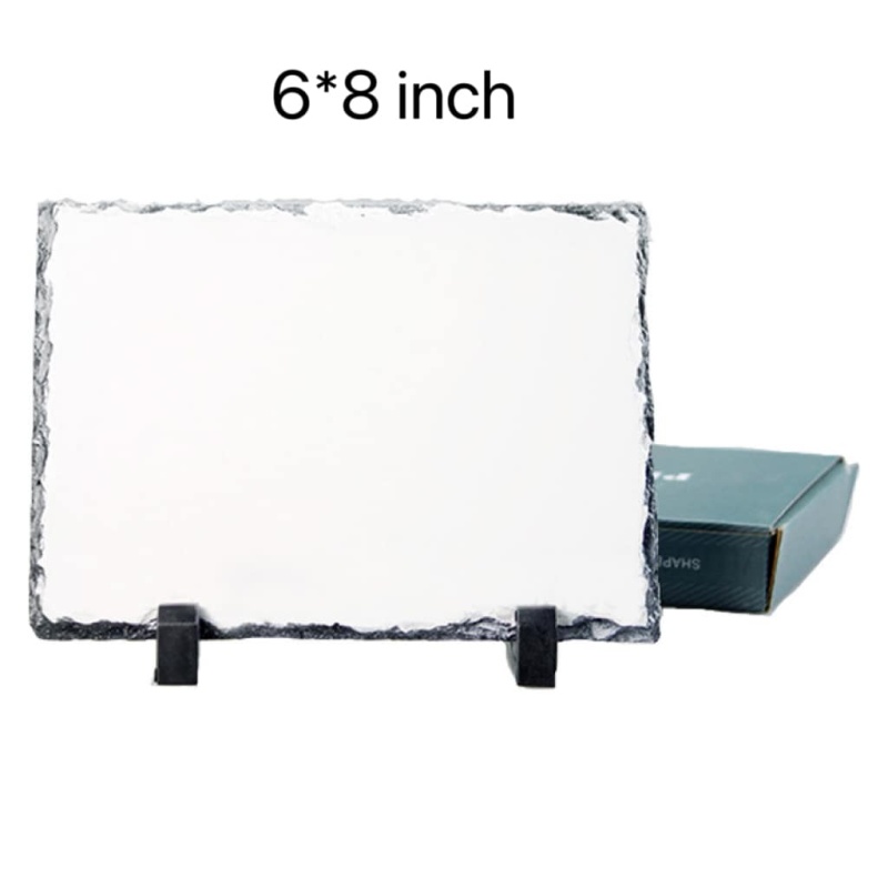 US RTS 6*8inch & 8*8inch Sublimation Slate Rock Stone (20pcs/28pcs)