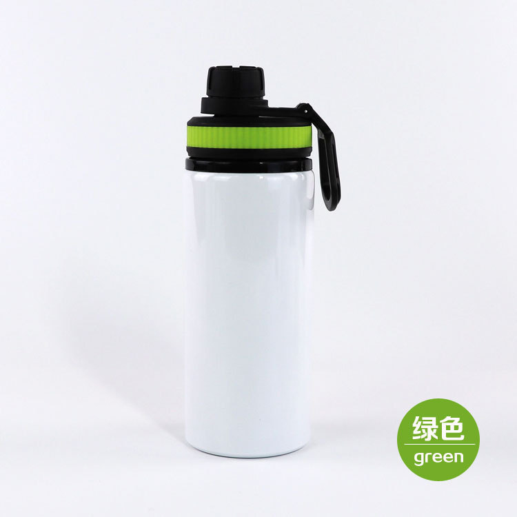 US RTS 600ml Sublimation Blanks White Aluminium Water Bottle(30PCS)