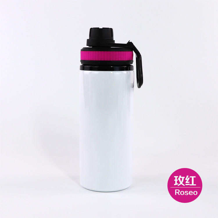US RTS 600ml Sublimation Blanks White Aluminium Water Bottle(30PCS)