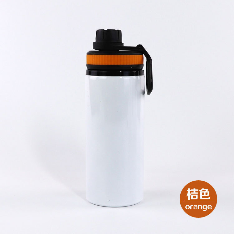 US RTS 600ml Sublimation Blanks White Aluminium Water Bottle(30PCS)