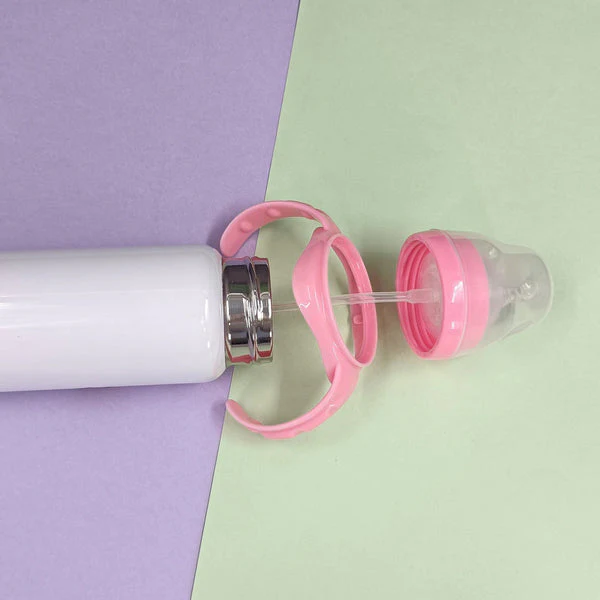 US RTS 8oz Sublimation Sippy Baby Bottle (25PCS)