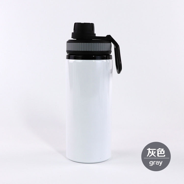 US RTS 600ml Sublimation Blanks White Aluminium Water Bottle(30PCS)