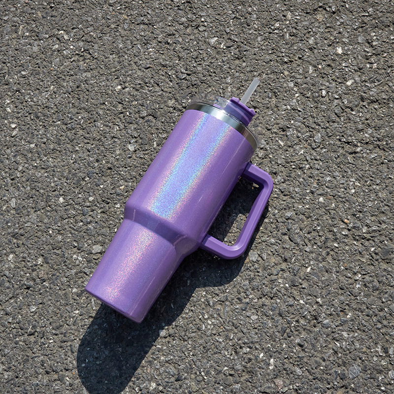 China RTS 40oz Sublimation Glitter Shimmer Stanley Mug (25PCS)