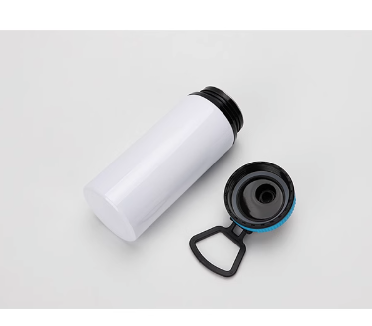 US RTS 600ml Sublimation Blanks White Aluminium Water Bottle(30PCS)