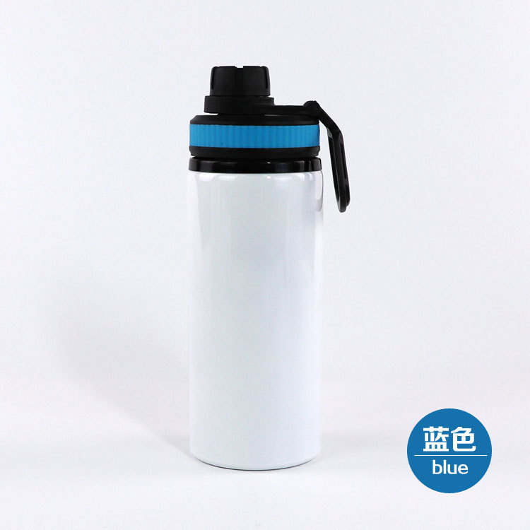 US RTS 600ml Sublimation Blanks White Aluminium Water Bottle(30PCS)