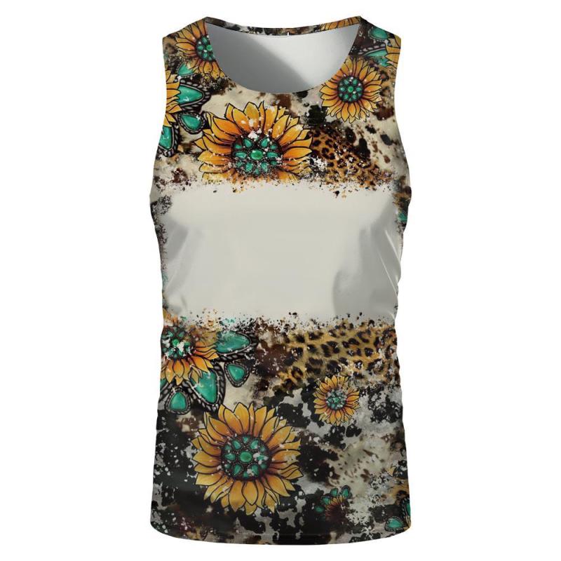 China RTS NEW Sublimation Faux Bleach Sleeveless Shirt Free Shipping (20PCS/60PCS)