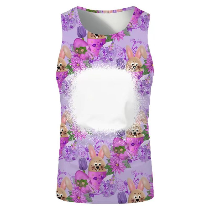 China RTS NEW Sublimation Faux Bleach Sleeveless Shirt Free Shipping (60PCS)